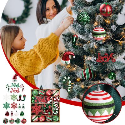 70PCS Festliche Geburtstag Malerei Hängen Dekorationen Weihnachten Baum Anhänger
