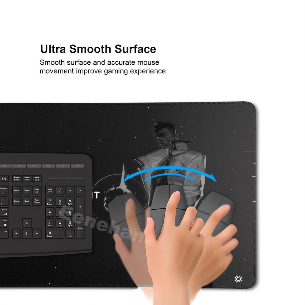 Valorant Mousepad PC Gamer Cabinet Pads Laptop Gamer Table Mousemat Anime Mat Gaming Mouse Pads Gamers Accessories 90*40CM