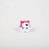 Creative Cute Small Animal Knitting Keychain Pendant Car Bag Decoration Funny Handmade Crochet Doll Ornaments Girls Gifts