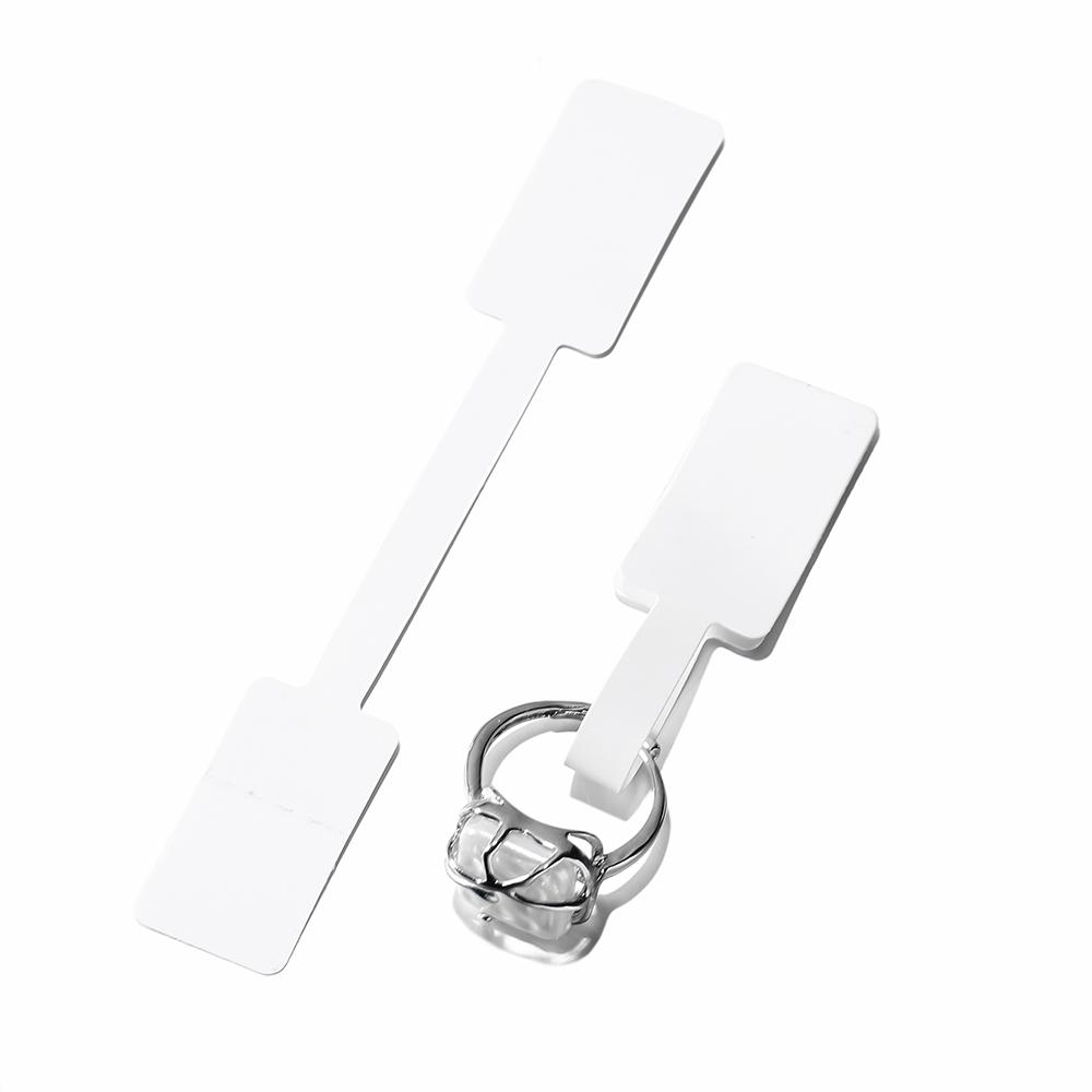 100pcs Jewelry Price Tags Sticker Label for Necklace Ring Earrings Repair Card Small Business Display Packaging Material