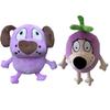 Courage Dog Eggplant Plush Toy Cartoon Stuffed Animal Doll Kids Birthday Gift