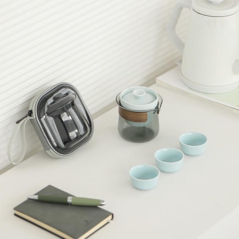 Portable Ceramic Express Tea Set