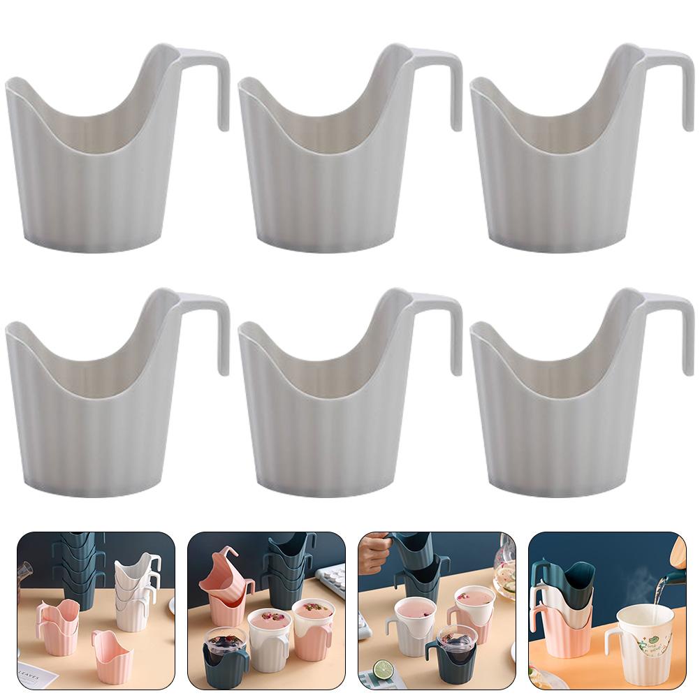 Paper Cup Holders Cup Cover Anti-Scalding Coffee Cup Holder Disposable Cups Cup Stand Coaster Base For Office Home Party