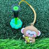 Golf Tee Hanger Plastic Anti Lost Golf Tee Ring with Strap Cartoon Animal Golf Tee Holder Tee Loss Prevention Golf Accessories for Men Women