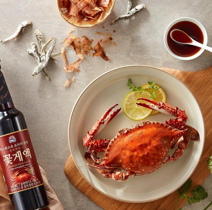 Sajo Premium Blue Crab Extract – Korean Seafood Seasoning (550ml)