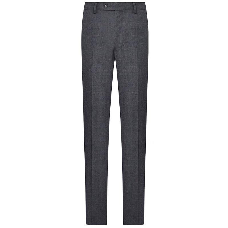Baoxiniao Men's Formal Straight-Leg Wool Trousers