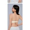 Women Seamless Invisible Push Up Lace Bra Thin Straps Full Cup Gathering Underwear