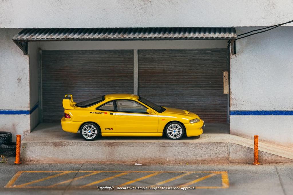 Speedmaster Japan TARMACWORKS Honda Integra TYPE R DC2 MUGEN Sunlight Yellow Finished Model 1/64 T64G-TL059-YL