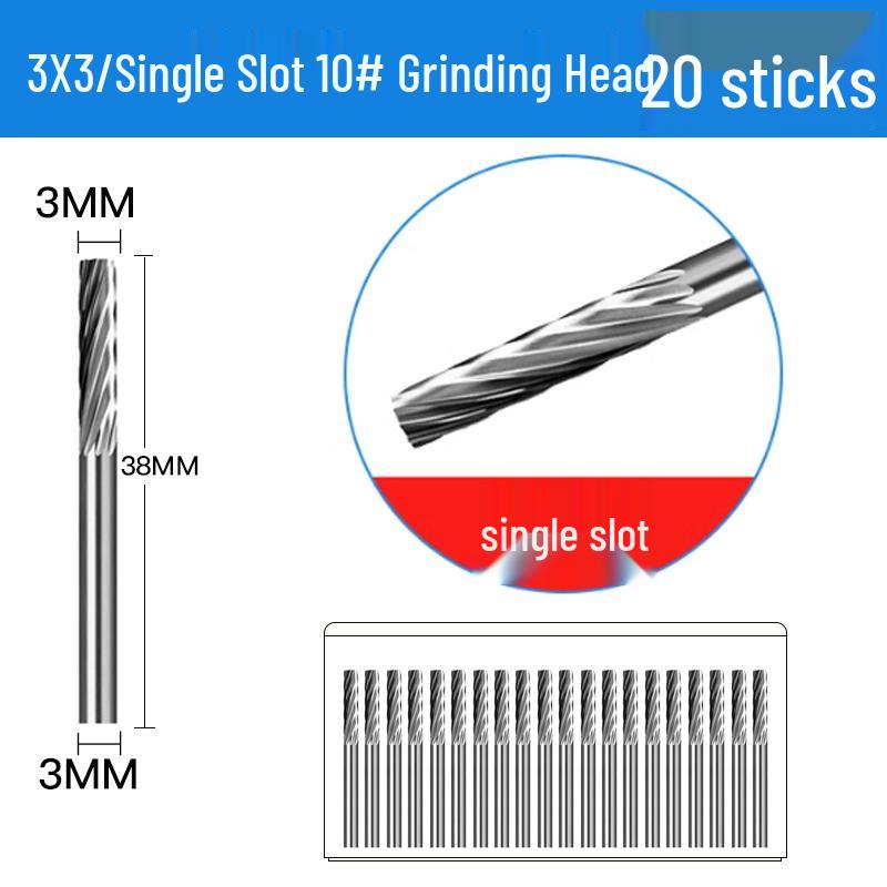 3mm Wolframstahl Entgratungs-Karbid-Schleifkopf für Metall- und Edelstahl-Fräser