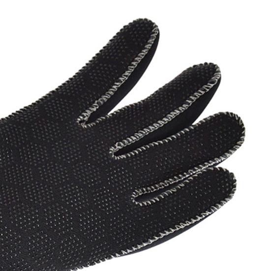 1 Pair Anti-slip Diving Gloves Widely Use Nylon Keep Warm Thick Snorkeling Mittens