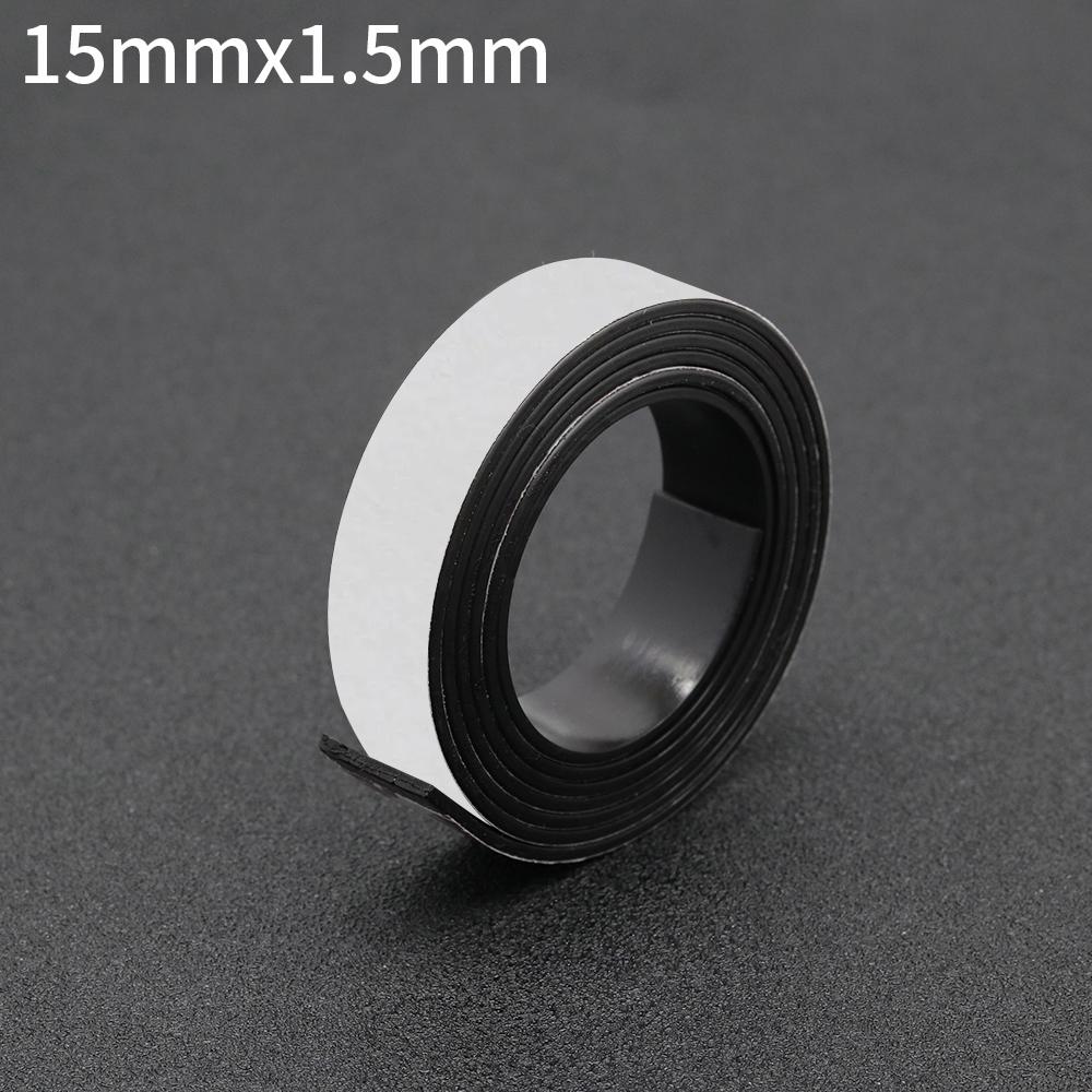 Self Adhesive Magnet Strip Rubber Magnet Tape Strong Flexible Magnet Stripe for Refrigerator Photo Posters Free Cutting DIY