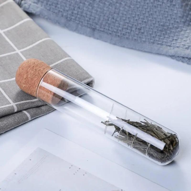 Glass Tea Infuser Creative Pipe Glass Design Tea Strainer For Mug Fancy Filter For Puer Tea Herb Tea Tools Accessories
