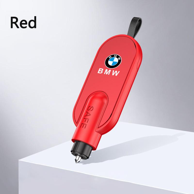 Car Sticker Hammer Glass Life-Saving Escape SeatBelt Cutter Emergency For BMW E30 E38 E39 E46 E60 E61 E90 X5 X6 E70 E83 F30 F32 JR9
