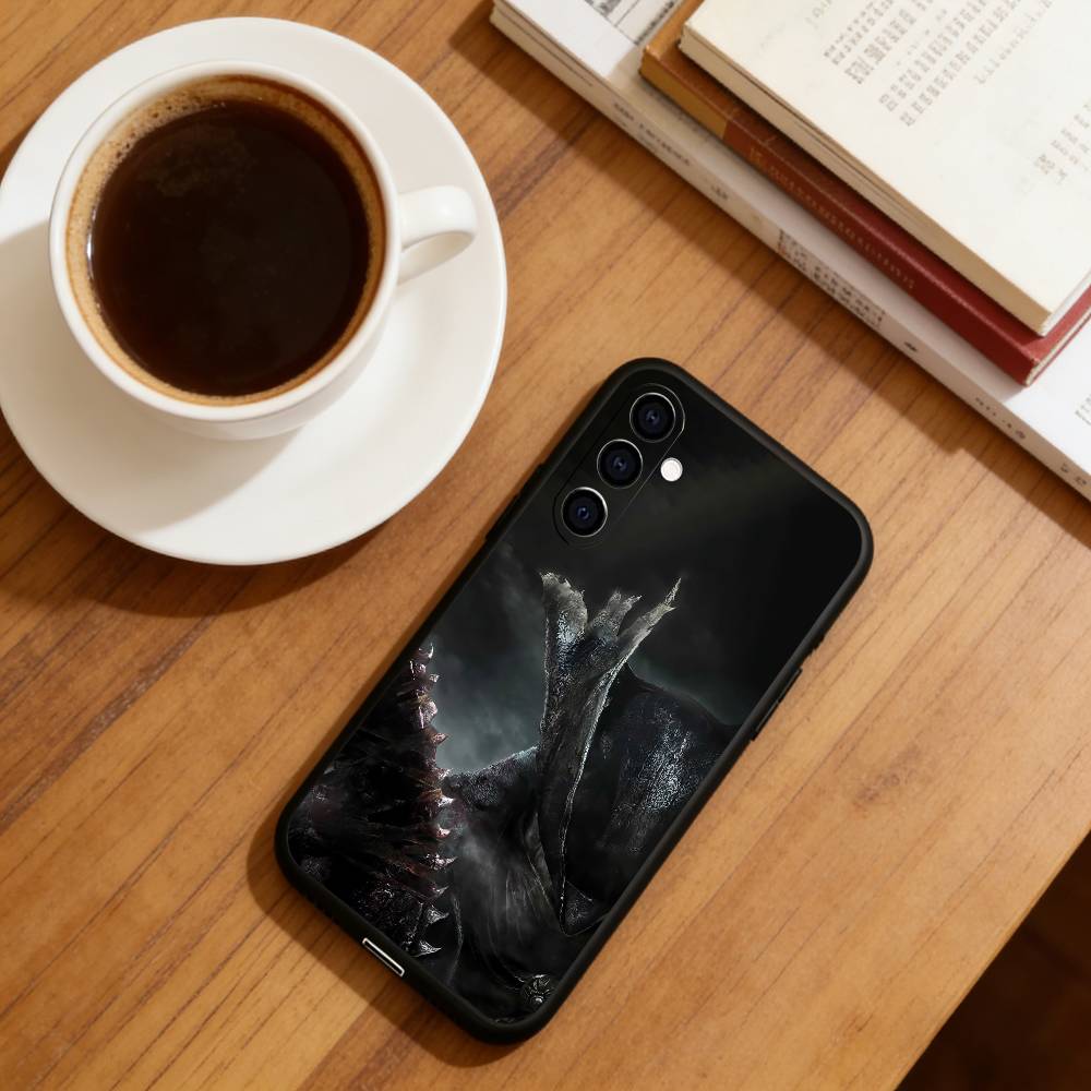 Game B-Bloodborne Phone Case Black Silicone Soft For Samsung Galaxy A73,A72,A71,A70,A53,A52,A51
