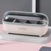 Transparency Cover Condiment Dispenser Simple Kitchen Four-grid Storage Box Dustproof Seasoning Jar Set Chopsticks Box