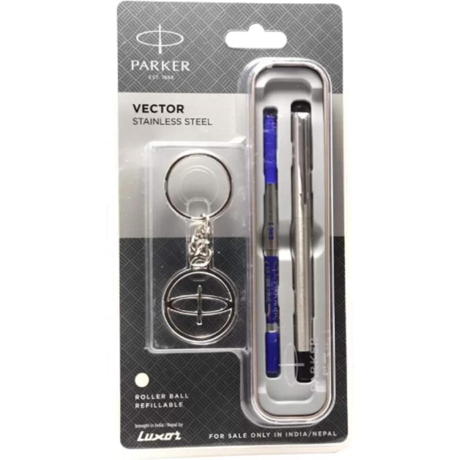 @ Parker Vector Нержавеющая сталь Шариковая ручка-роллер 106 г Zr-8034-60%Скидка