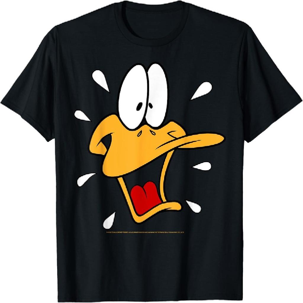 Looney Tunes Daffy Duck Surprised Big Face T-Shirt