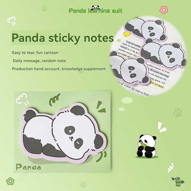 6-in-1 Cute Panda Stationery Set Birthday Present Back To School Gift Pencil Eraser Students School Office Correction Tape Kids