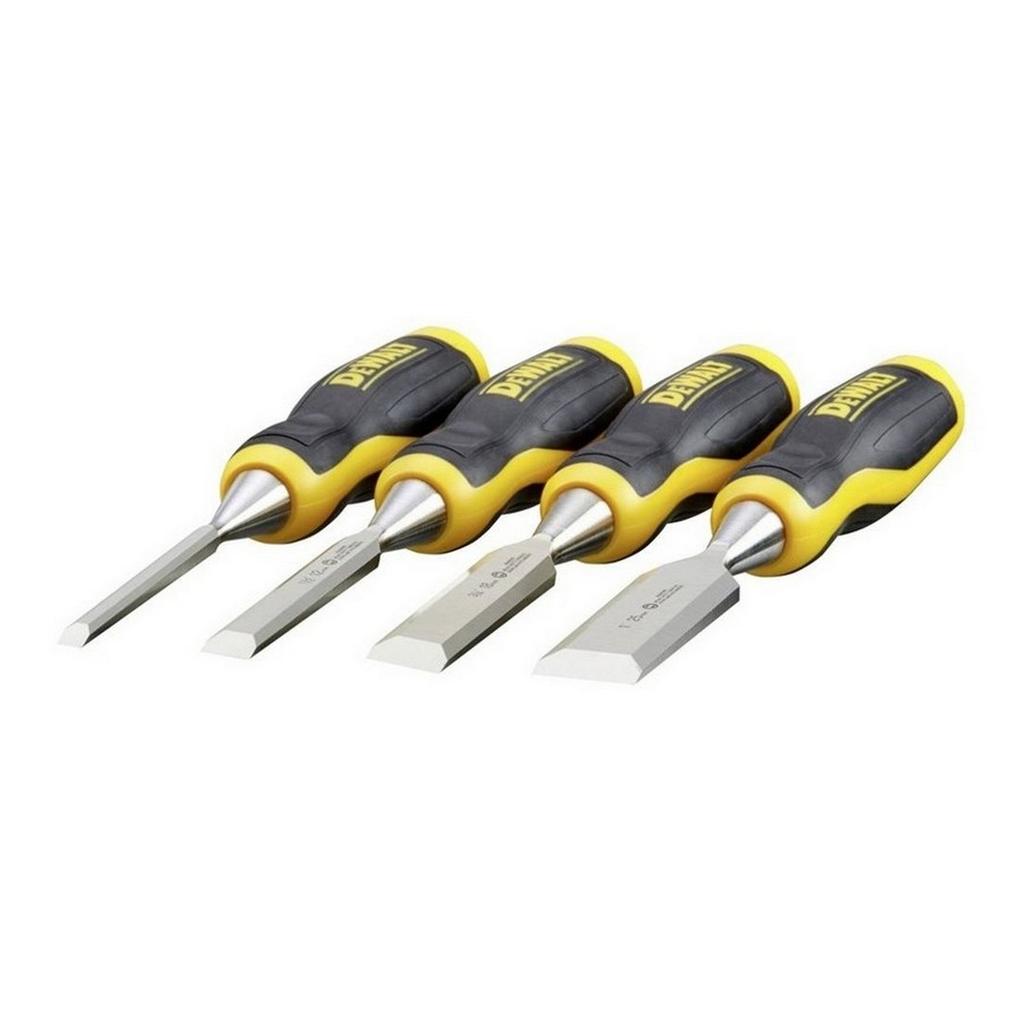 Dewalt Chrome Plated Wood Chisel (Pack of 4)