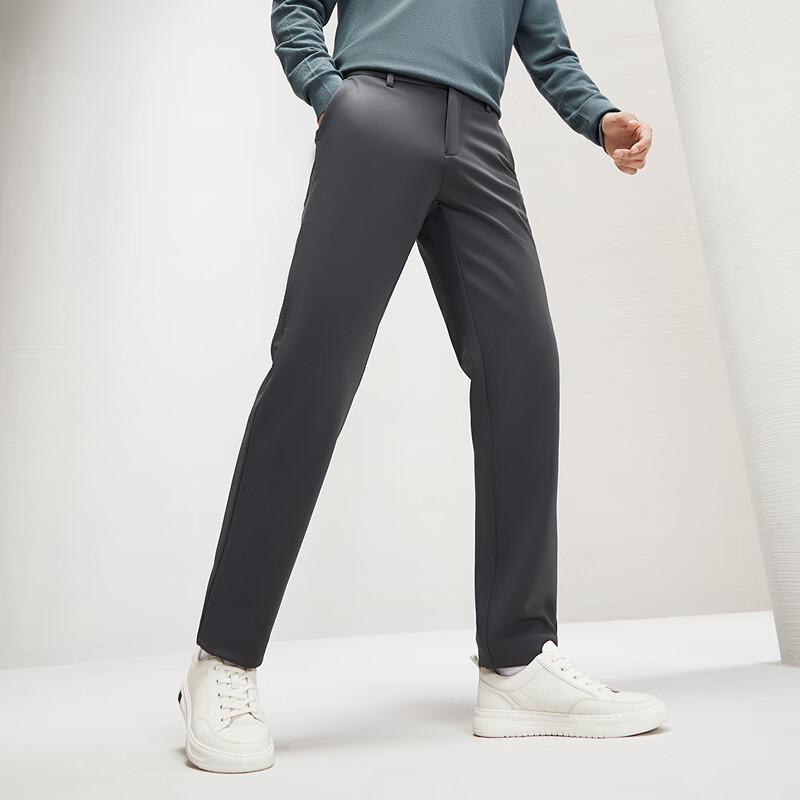 Seven Brand Men's Silk-Blend Straight-Leg Trousers