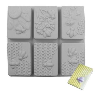 Creative 3D Handmade Soap Silicone Stencil Multipurpose DIY Fondant Template