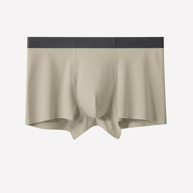Cotton Men's Underwear Pure Cotton Seamless Flat Corner Panties Modal Underwears Long Staple Cotton Antibacterial Underpants Man