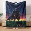 1pc Batman, Night Flannel Blanket Soft Warm Throw for Home, Office, Travel, All-Season Cozy Bedding GiftL1159