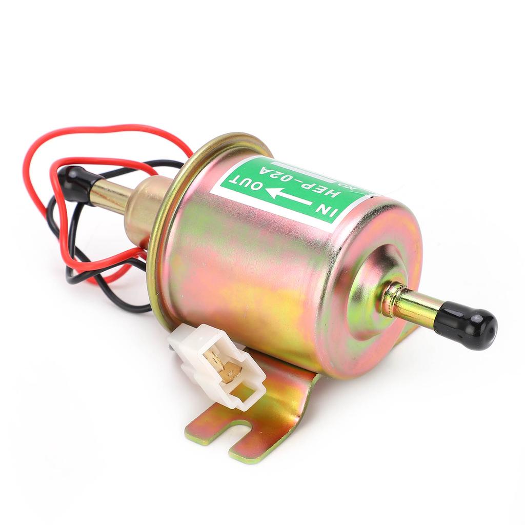 Electric Fuel Pump Universal HEP‑02A Copper Clad Aluminum 0.3in Pipe Connection 1.2a 12v