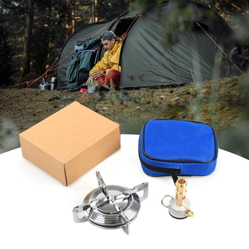 Pocket Picnics Cooking Gas Burners Outdoor Camping Folding Stove Portable Camping Furnaces Stove Survival Furnaces