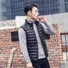 Autumn Winter Men Duck Down Vest Coat Ultralight Sleeveless Puffer Vest Jacket Ultra Thin Lightweight Down Jacket Waistcoat