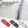 4Pcs Car Door Bumper Anti-collision Rubber Stickers For Mercedes Benz GLK GLA A B C E Class C180 S200 S300 W176 W246 W205 W213