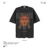 Ve Fun Top Printed Short Sleeve Loose Casual Cartoon T-Shirt High Street O Couple Character Rsize Male Tide