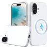 For iPhone 16 Plus Case Liquid Silicone Phone Cover Compatible with MagSafe
