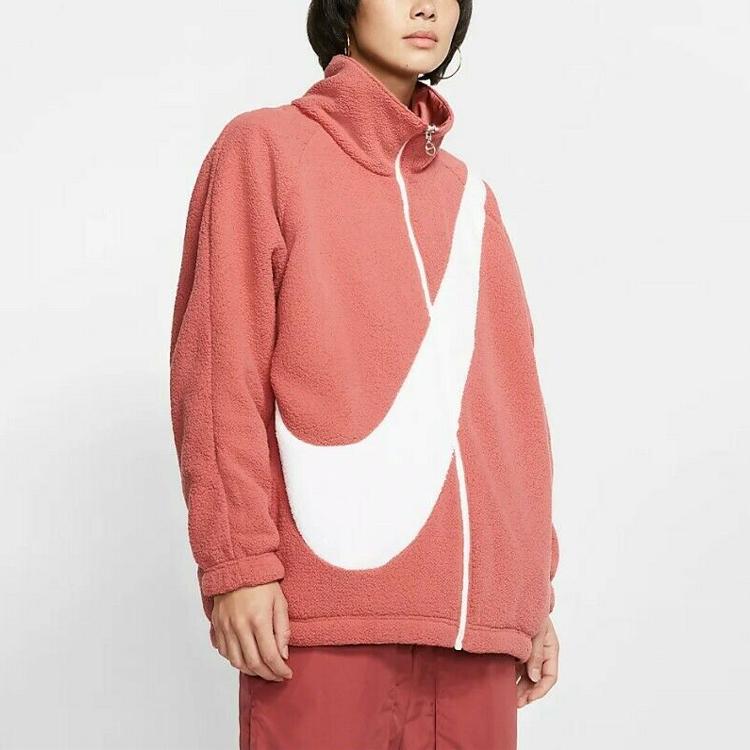 Nike Swoosh Reversible Sherpa Jacket Women Jacket Pink CI8937-897