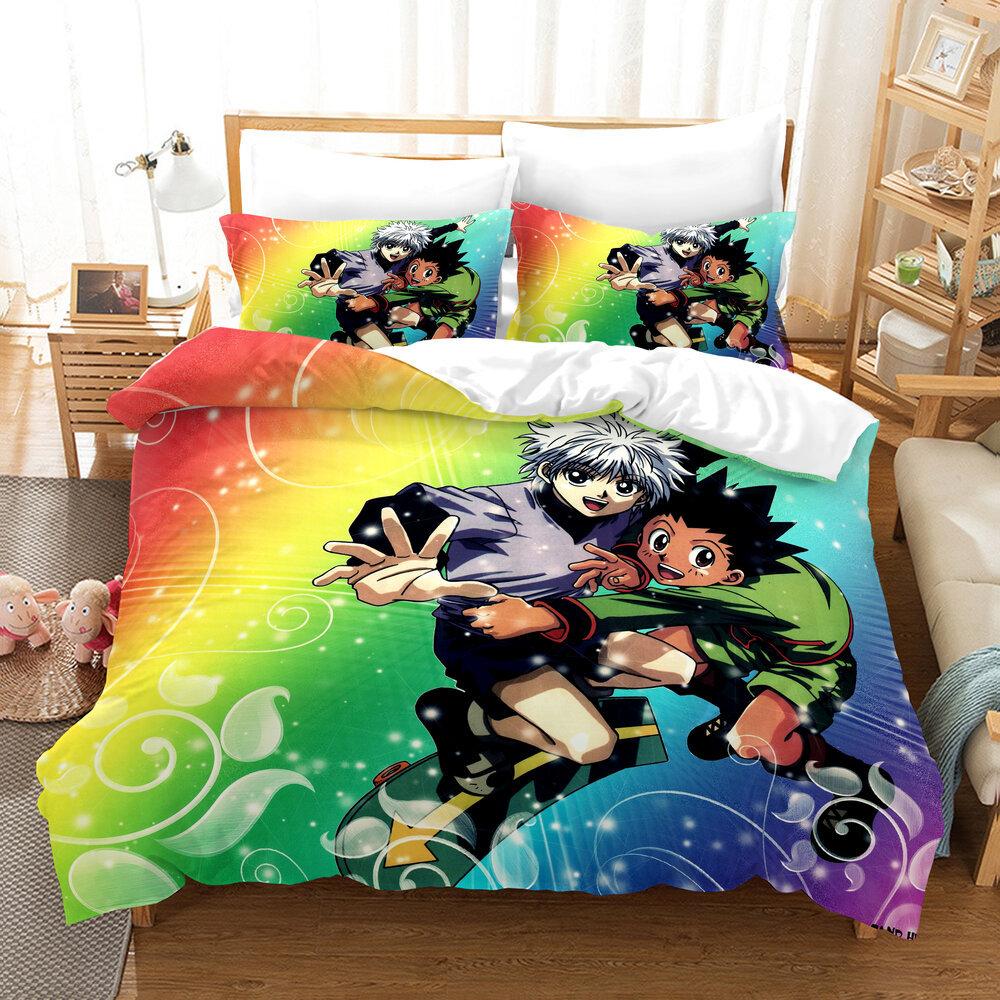 Game 3D Digital Printing Kit Quilt Cover Three-Piece Set