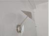 Polished Chrome Wall Light Fixture, Minimalist Vanity or Bedroom Lighting Sconce