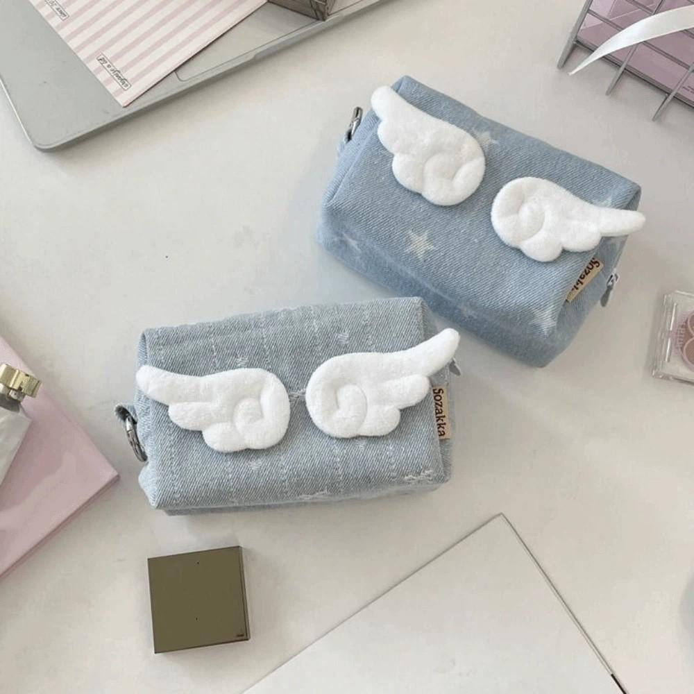 Y2k Korean Style Storage Bag Print Cloth Stationery Bag  Stationery Holder