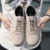 Newest Mens Shoes Suede Leather Casual Sneakers Men Brand Handmade Lace-Up Outdoor Shoes Breathable Leisure Walk Loafers Moccasins
