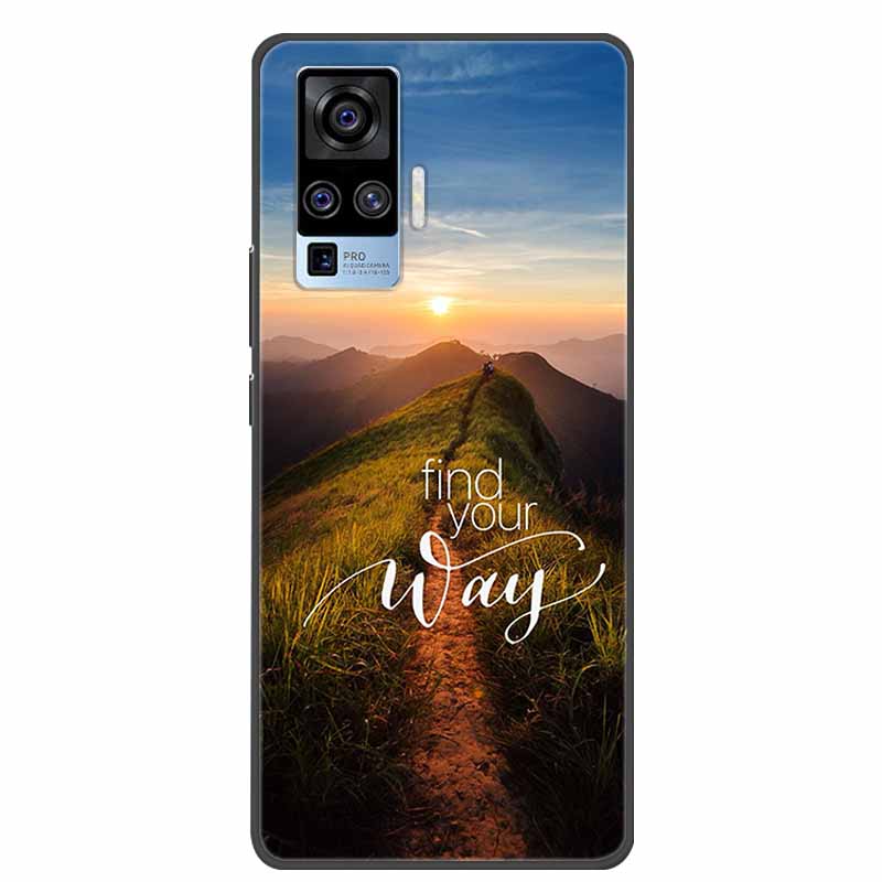 Für Vivo X50 Pro Hülle Cartoon TPU Weiches Silikon Handyhüllen für Vivo X50 Pro Plus Pro+ Abdeckung für Vivo X50 5G V2001A Süße Coque