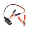 Car Battery Cable Clamp Alligators Clips Metal Plastic Battery Clip Female Lighters Socket Wire Fixed Clamps 30cm 12V-24V