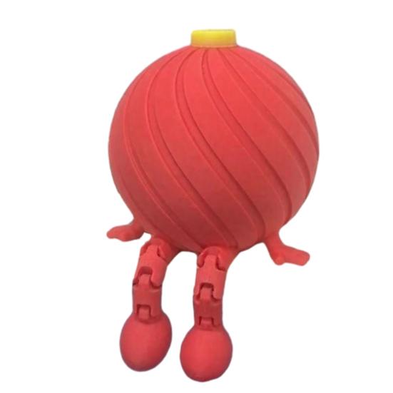 3D Printed Lantern Figure Joints Cute with Movable Small