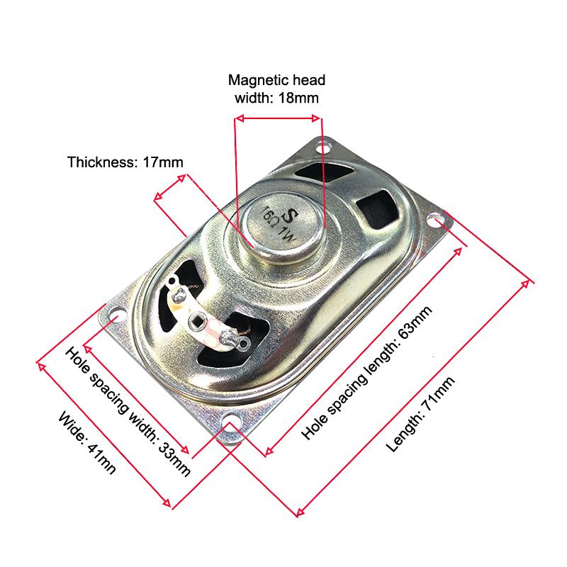 1Pcs 4070 Ultra-thin LCD Monitor/TV Speaker Horn 4/8/16 Ohms 1/2/3/5 Watt 7x4cm Horn Loud Speaker DIY Accessories