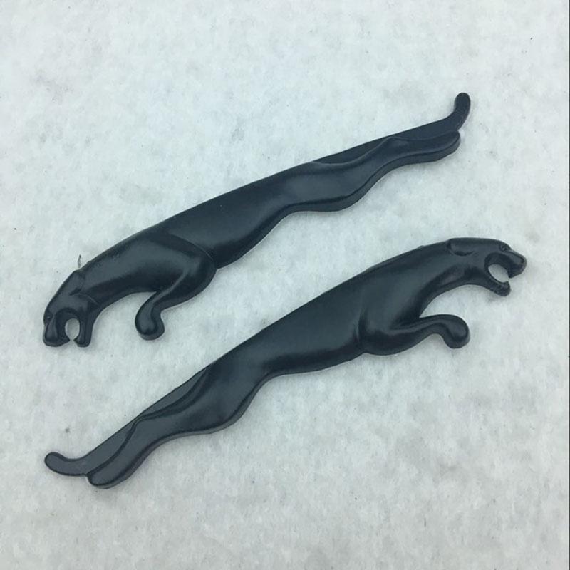 2 szt. Metalowe Emblematy 3D Jaguar Naklejki Zestaw Dla Modeli Xjs Xj6 Xk8 Xf I E Type