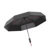 Trendy versatile contrasting colors Men's outdoor windproof umbrella Folding umbrella Advanced women's sun umbrella Sunscreen UV protection
