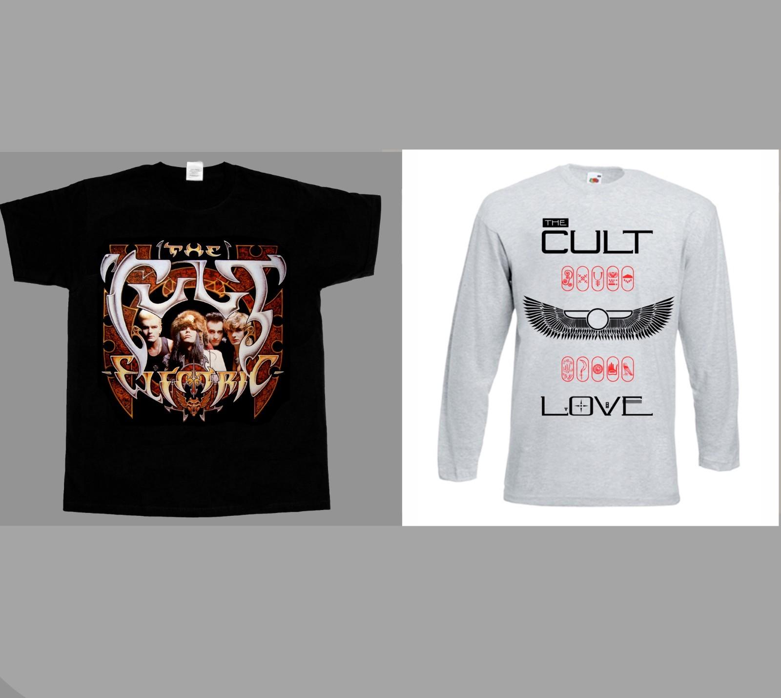 THE CULT LOVE electric HARD HEAVY GOTH NEW GRAY BKACK T-SHIRT XXXL