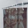 Gothic Horror Shower Curtain Vintage Spooky Victorian Dark Academia Home Decor Halloween Bathroom Set Artistic Eerie Wall Tapest