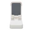 Cell Phone Stand with Bluetooth Speaker HD Surround Sound Adjustable Phone Holder with Speaker White