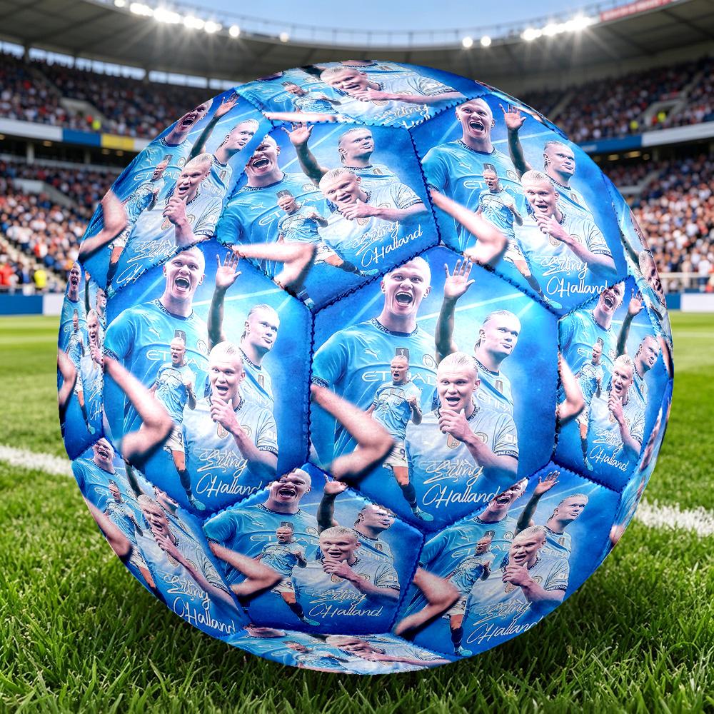 1 Stück Mann Sterne Action Qualität Fußball, Standardgröße 5 Geeignet für Erwachsene, Schüler und Jugendliche für Training und WettkampfYUG21