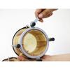 HOSCO Mini Bongo Natural JBG-001N Musical Instrument Compact Size Durable Design