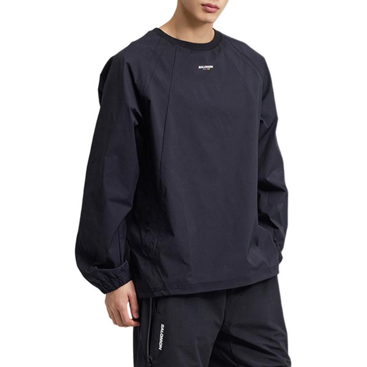 Men's Sweatshirt SALOMON UNI RACE Sweatshirt Unisex Black